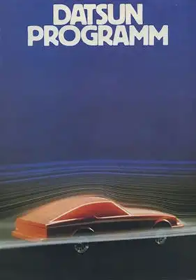 Datsun Programm ca. 1980
