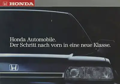 Honda Programm ca. 1990