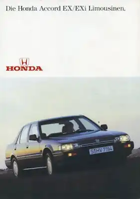 Honda Accord EX / EXi Limousine Prospekt ca. 1991