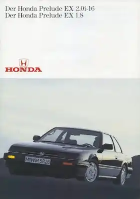 Honda Prelude EX 2.0i-16 / 1.8 Prospekt ca. 1990