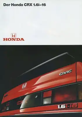 Honda CRX 1.6-16 Prospekt ca. 1990