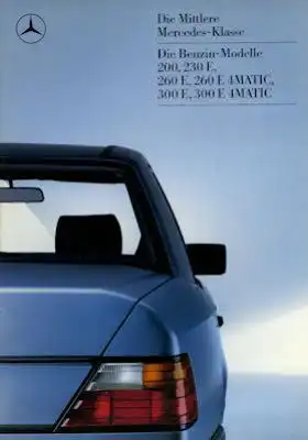 Mercedes-Benz 200- 300 E 4Matic Prospekt 12.1986