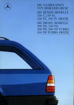 Mercedes-Benz 200T- 300 TD 4Matic Prospekt 7.1987