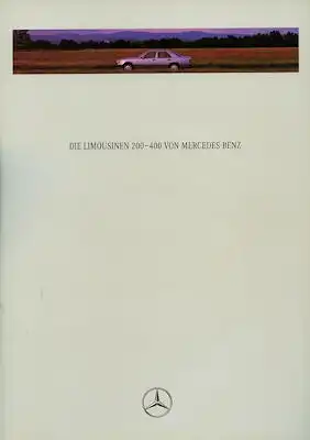 Mercedes-Benz 200-400 Prospekt 10.1992