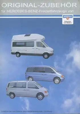 Mercedes-Benz Westfalia Zubehör Prospekt 9.1997