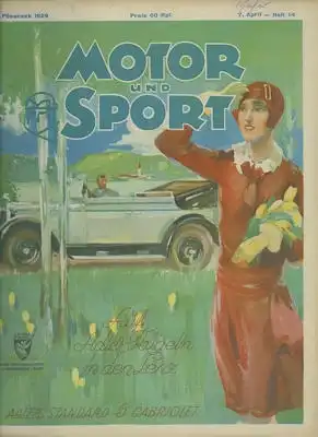 Motor & Sport 1929 Heft 14