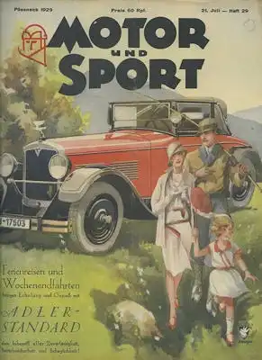 Motor & Sport 1929 Heft 29