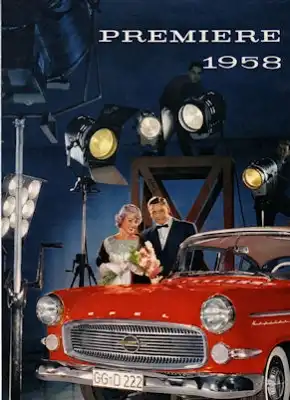 Opel Kapitän Prospekt 1958