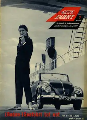 VW Gute Fahrt Heft 7 1955