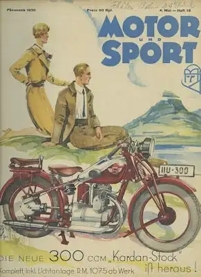 Motor & Sport 1930 Heft 18