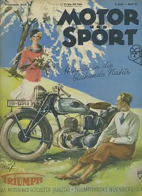 Motor & Sport 1930 Heft 22