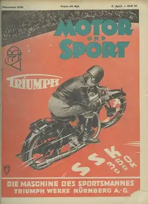 Motor & Sport 1930 Heft 14