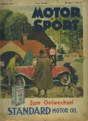 Motor & Sport 1930 Heft 13