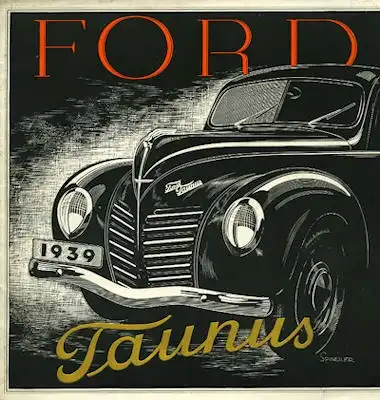 Ford Taunus Prospekt 1939