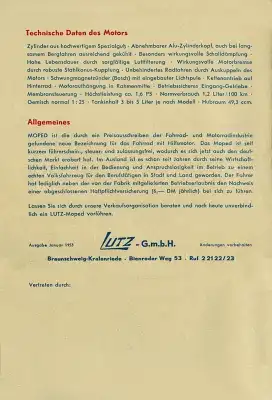 Lutz Programm 1953