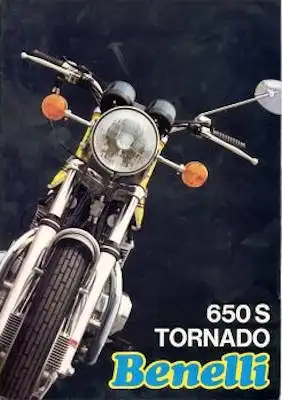 Benelli 650 S Tornado Prospekt ca. 1973