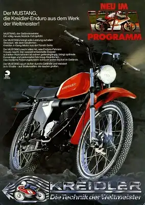Kreidler Mustang Prospekt 6.1980