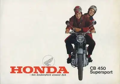 Honda CB 450 Supersport Prospekt ca. 1966