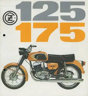 CZ 125 / 175 Prospekt 1970er Jahre