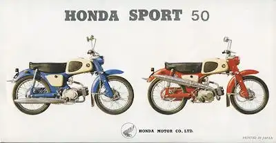 Honda Sport 50 Prospekt 1962