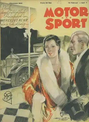 Motor & Sport 1930 Heft 7