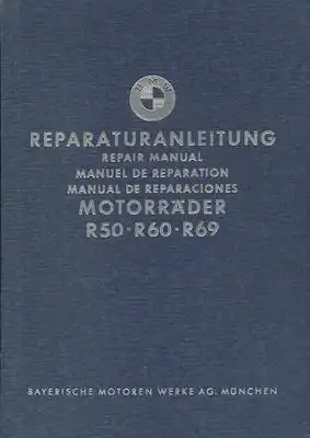 BMW R 50 60 69 Reparaturanleitung 10.1958