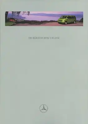 Mercedes-Benz V-Klasse Prospekt 9.1997