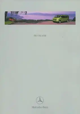 Mercedes-Benz V-Klasse Prospekt 2.1998