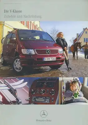 Mercedes-Benz V-Klasse Zubehör Prospekt 5.1999