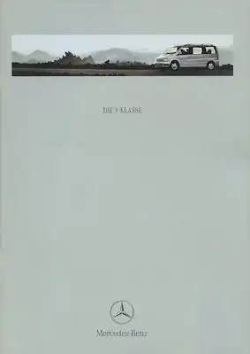 Mercedes-Benz V-Klasse Prospekt 1.1999