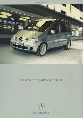 Mercedes-Benz Vaneo Prospekt 1.2004