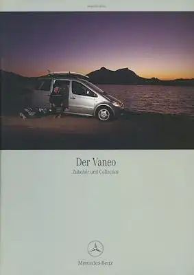 Mercedes-Benz Vaneo Zubehör Prospekt 1.2002