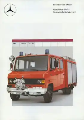 Mercedes-Benz Feuerwehrfahrzeuge 510-711D Prospekt 2.1987