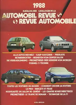Automobil Revue 1988