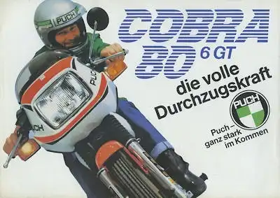 Puch Cobra 80 6GT Prospekt 1983
