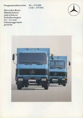 Mercedes-Benz Pritschenwagen Prospekt 1.1984