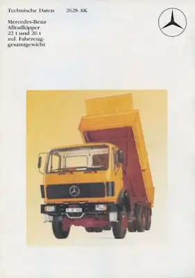 Mercedes-Benz Allrakipper 2628AK Prospekt 8.1981