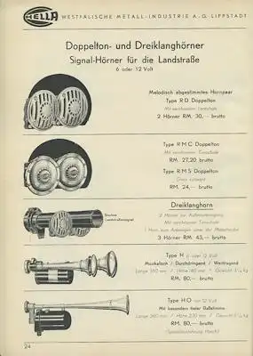 Hella Katalog 1936