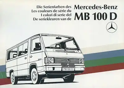 Mercedes-Benz MB 100 D Farben 9.1987