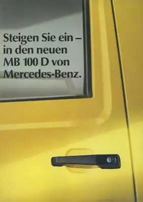 Mercedes-Benz MB 100 D Prospekt 4.1988