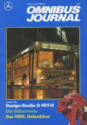 Mercedes-Benz Omnibus Journal 1990 Nr. 3