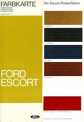 Ford Escort Farben 2.1974