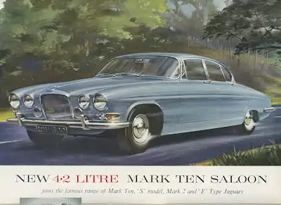 Jaguar Mark Ten Prospekt 1962 e