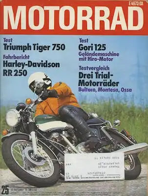 Das Motorrad 1976 Heft 25