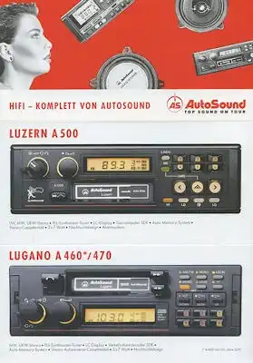 Autoradio Autosound Programm 1970/80er Jahre