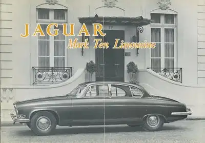 Jaguar Mark Ten Prospekt 10.1965