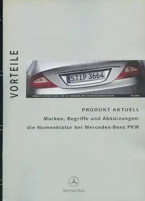 Mercedes-Benz Produkt Aktuell Nomenklatur 9.2004