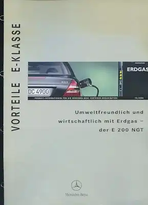 Mercedes-Benz Vorteile E 200 NGT (Erdgas) 10.2004