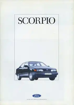 Ford Scorpio Prospekt 3.1987