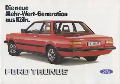 Ford Taunus Prospekt 8.1980